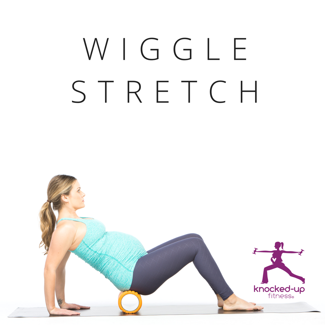 picture of wiggle stretch in prenatal fitness certification