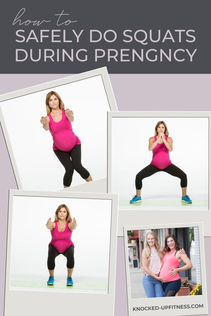 How To Safely Do Squats During Pregnancy - Knocked-Up Fitness® and