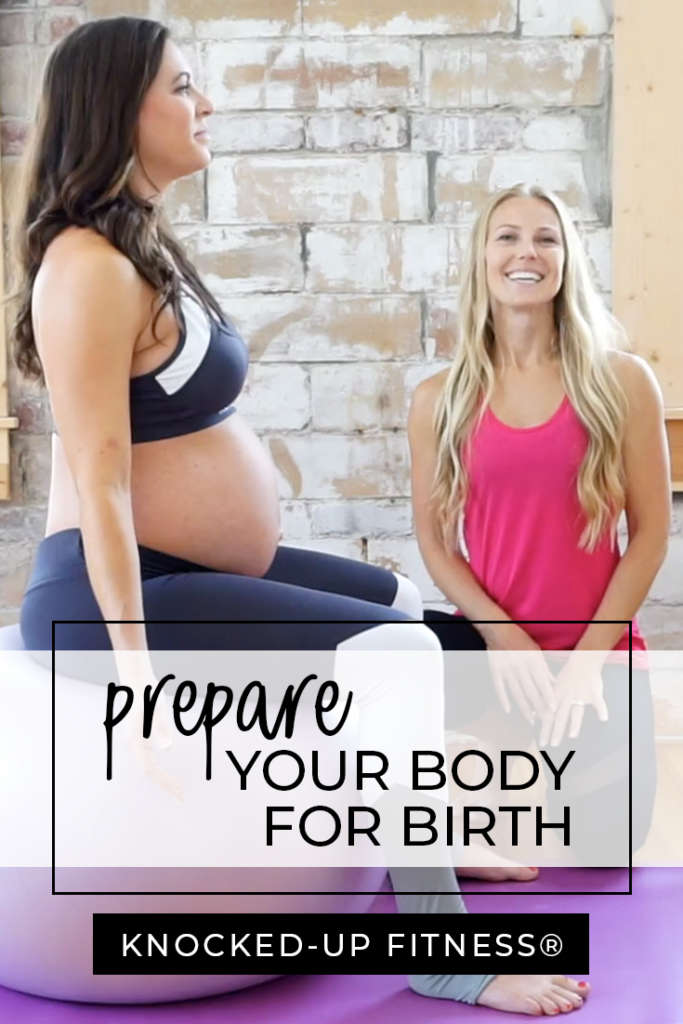 image of preparing your body for birth