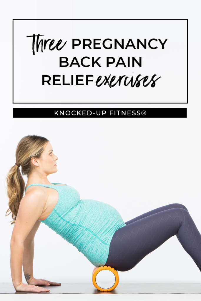 image of 3 pregnancy back pain relief exercises