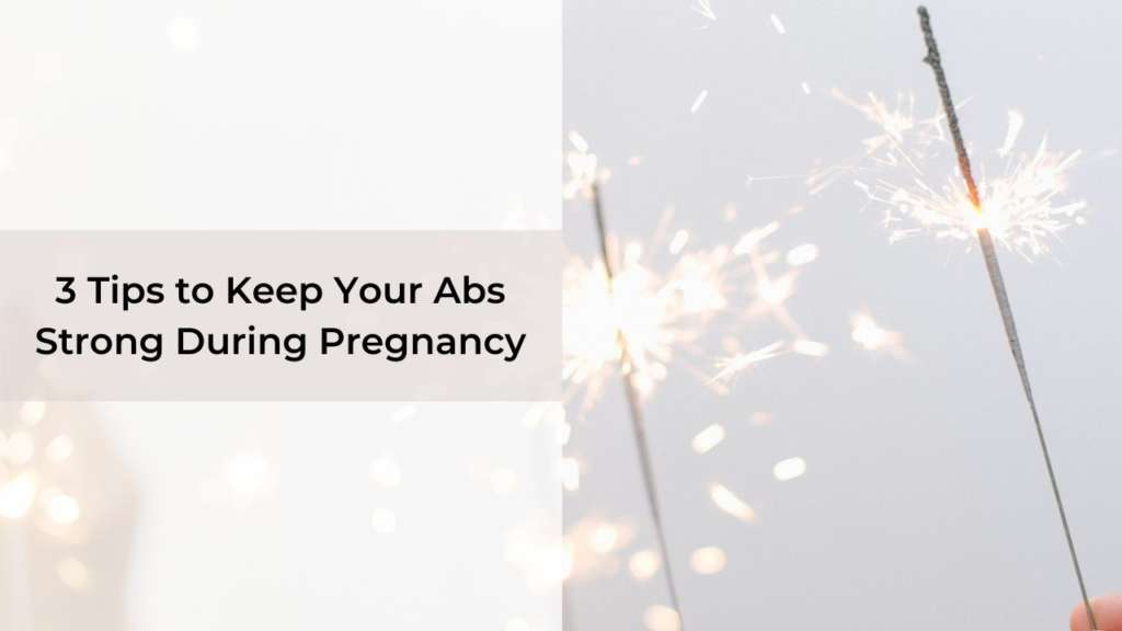 image of keep abs strong during pregnancy