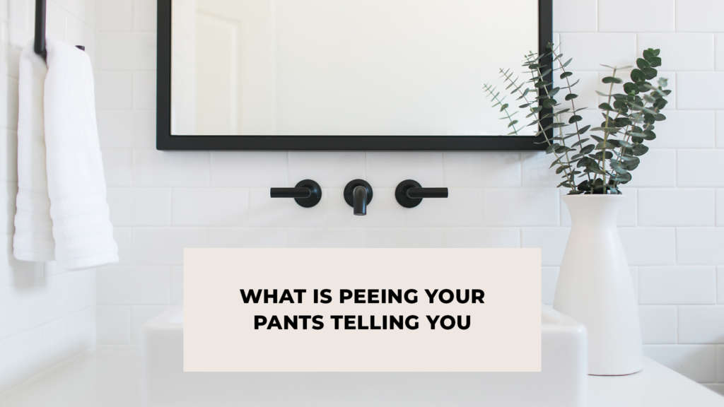 image of peeing your pants
