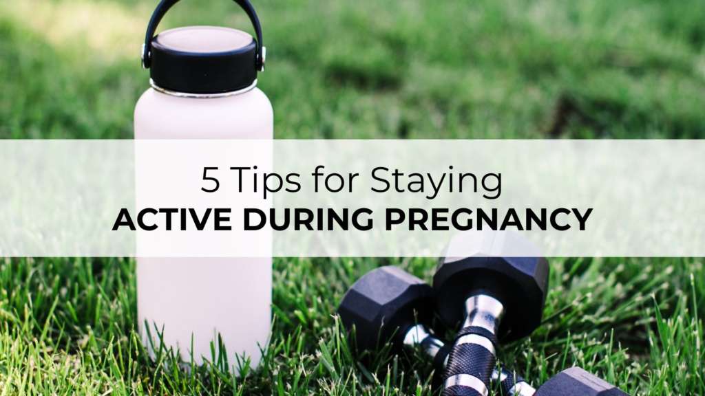 image of staying active during pregnancy