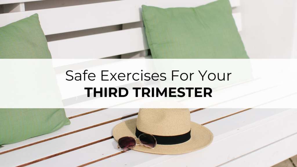image of third trimester exercises